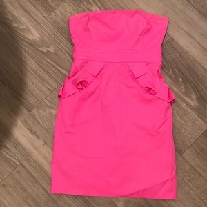 Hot Pink Strapless J Crew Sundress/ Cocktail Dress